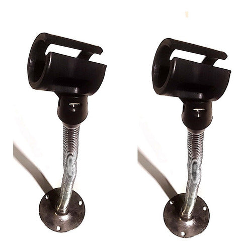 AudioVector Microphone Stand X 2 Flexible Base For Screw Mount 0