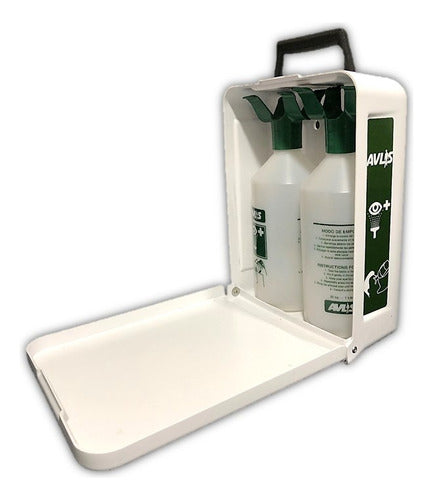 Todo Botas Emergency Eye Wash Station Case with 2 Bottles 2