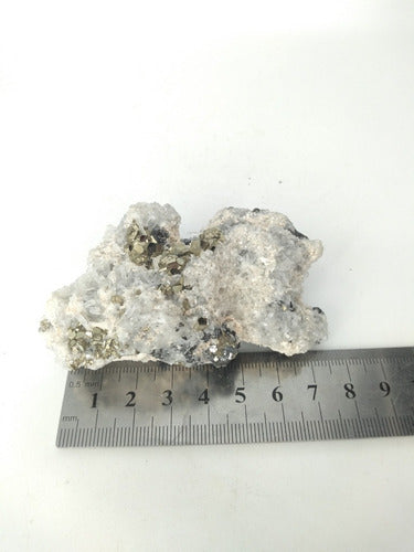 Druzy Quartz Pyrite Galena - Ixtlan Minerals 4