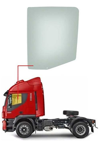 Vidro Porta Esquerda Iveco Stralis 2010 Glasstech 0