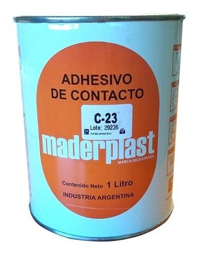 Adhesivo Doble Contacto C-24/ C-23 Maderplast 1 Litro 0