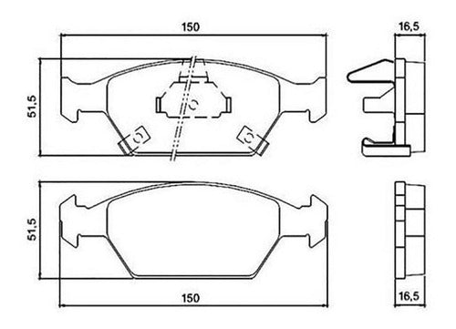 Pastillas Freno Delanteras Honda Fit 1.5 16v 1