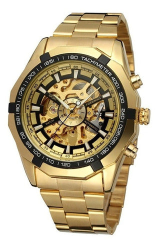 Forsining Luxury Automatic Mechanical Watch in Gold - 12% Off 0