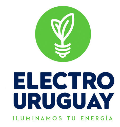 Electro Uruguay Tomacorriente 2P+T Con Seguro Y Con Roseta Blanco 10A - V110 1