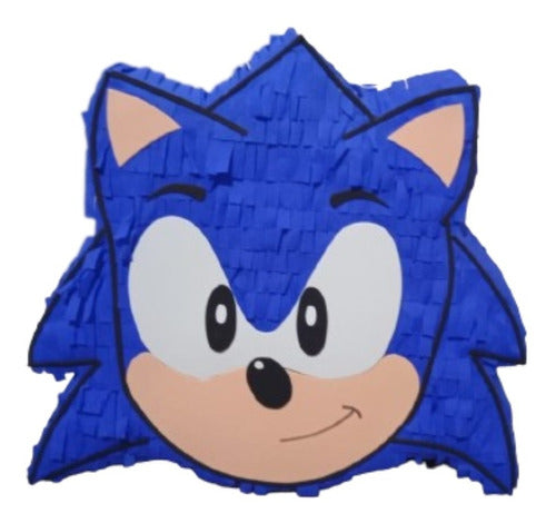 Sakura Artesania Piñata Cara Sonic Piñatas Sonic 0