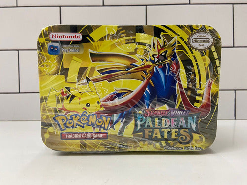 Pokémon Lata Grande Paldea Evolved Varios Modelos 1