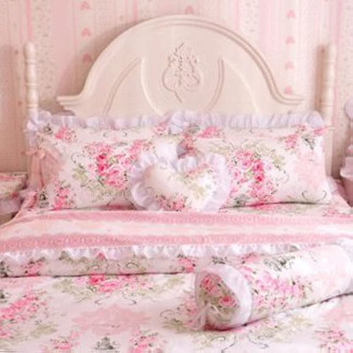 Fadfayromantic Estampado De Flores Ropa De Cama Setfloral Ca 1