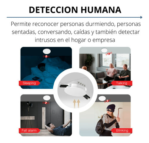 Sensor De Presencia Humana Movimiento Zigbee Pir, Tuya Smart 5