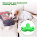 Safe Rubber Dog Toy With Cute Mustaches - Duck Design 3