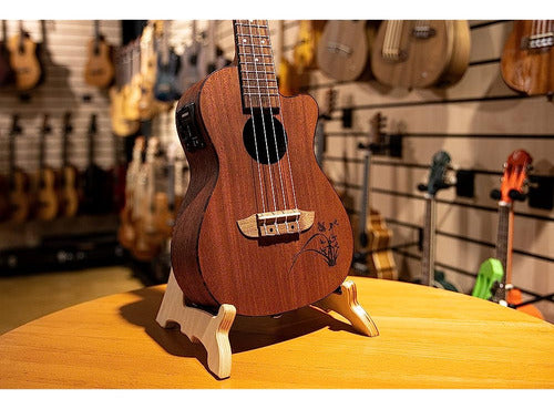 Ortega Guitars Soporte De Ukelele De Madera Hecho Con Madera 4