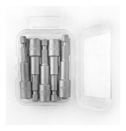 Hamilton Magnetic Adapter Socket Tip 10pc Screwdriver 7/16 0