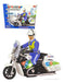 Police Motorcycle with Lights and Sound - 360 Rotation Doll Included 0