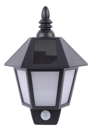 Etheos Farol Led Solar Con Sensor De Movimiento Luz Calida 0