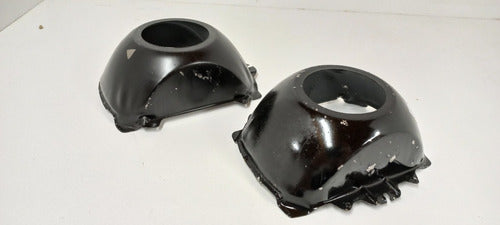 Set of 2 Headlight Lens Covers for Ford F-100 / F-150 82/87 1