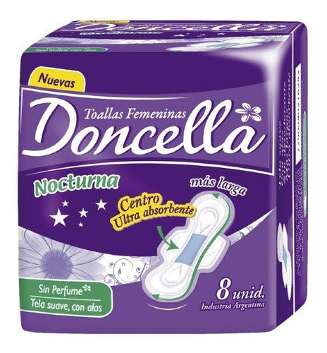 Doncella Nighttime Towel 20 Pack x 160 Units Wholesale South Zone 0