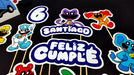 MuchoEvento Adorno Torta Deco Cumple Smiling Crittters Personalizado 3