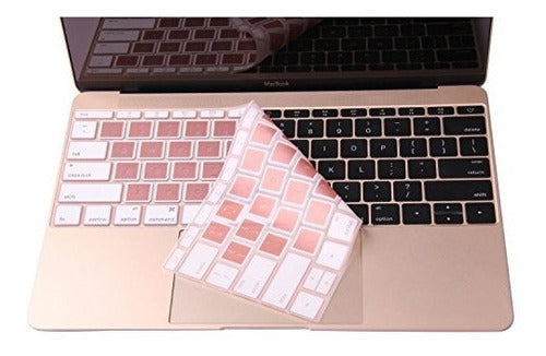 Rose Gold Keyboard Protector Skin Cover Para Macbook 12 Nuev 0