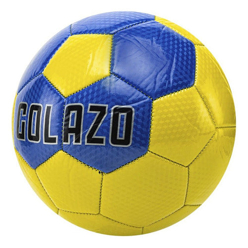 Generic Golazo Football Nº5 Yellow and Light Blue FDF303 0