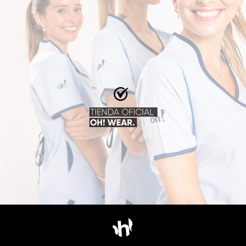 Oh! Wear Medical Uniform Jacket - Chuck Poly White 4