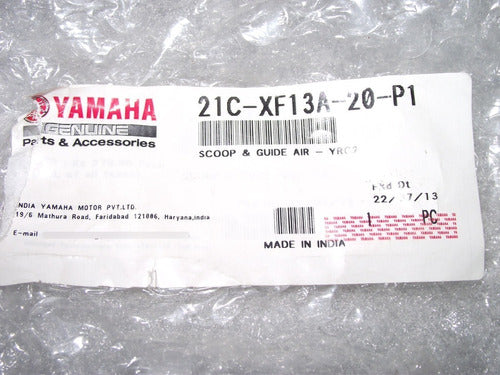 Original Yamaha Deflector Tanque Naranja Derecho Fz-160 3