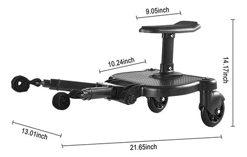 ~ Antideslizante? Tablero De Cochecito Universal Con Asiento 3