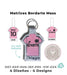 Inter Miami Messi Camiseta Keychain Embroidery Design Matrix 1