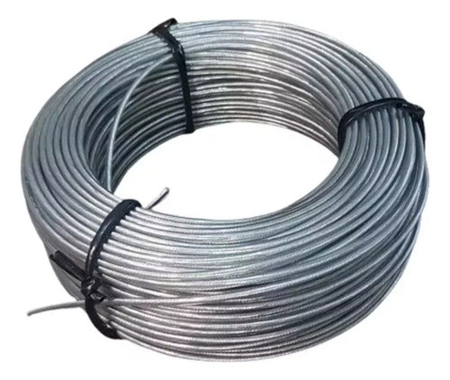 Provetec Cable De Acero Multigym Gimnasio Reforzado Forrado 5mmx20mts 1