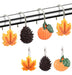 Evooka 12 Decorative Hooks for Shower Curtain with Leaf Design 0