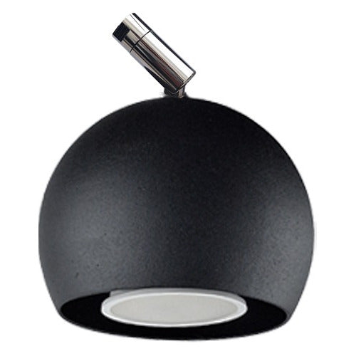Modern Interior Wall Light 1-Light Globe LED GU10 Black 2