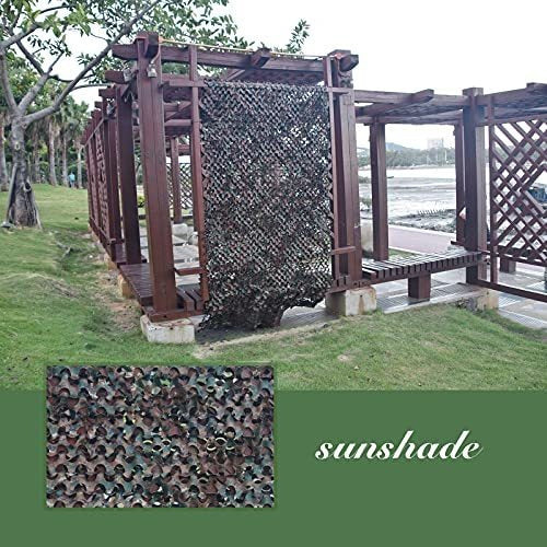 GRVCN Camouflage Netting for Camping Hunting Decor 1.5x3m Green Brown 5