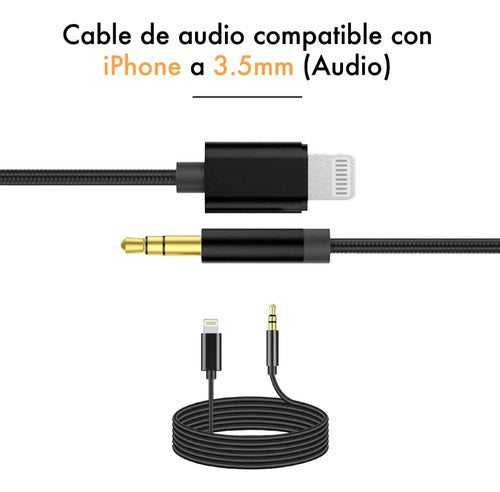 Megan Tech 3.5mm Audio Cable Compatible with iPhone and iPad 1