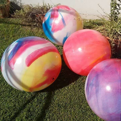 5 Pelotas Inflables 55 Cm Super Gigantes Pack X 5 U Calidad 1