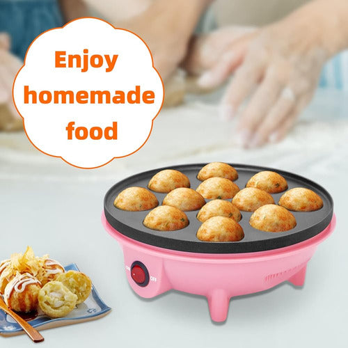 Hehogogo Fabricante Eléctrico De Takoyaki Con Herramientas D 4