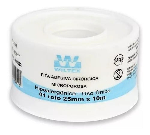 Fita Micropore 25mmx10mt Pct Com 10 Rolos 0