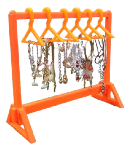 Cookiesstamp Glitter Earring Organizer Display Rack with Hangers 0