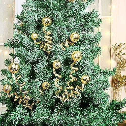 Zhanyigy Gold Christmas Tree Decoration - 6 Ramas De Decoracion Para Navidad Dorado 2