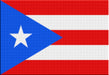 Parche Termoadhesivo Bandera Puerto Rico 0