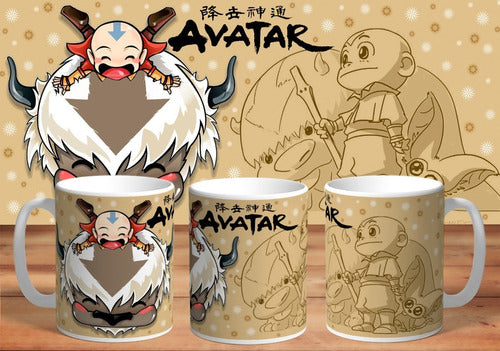 Tazas Avatar La Leyenda De Aang  De Cerámica 0