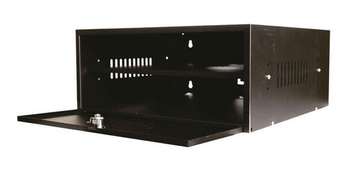 Mini Rack Organizador Horizontal 15 Pol A170 Bandeja Preto 1