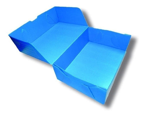 Caja Archivo Oficio 12 Azul 36x25x12 Tipa Saic (x40 Unid.) 1