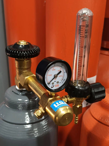 Liga CO2 Regulator Valve with Flow Meter Manometer for MIG TIG 4