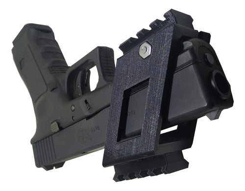 Mundo 3D Riel Picatinny Doble Para Pistolas 29 X 56mm 1