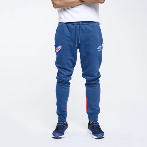 Umbro Pantalón Nacional Hombre Stadia Azul Blanco Rojo - Me 0