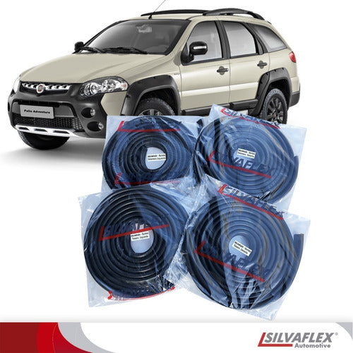 Silvaflex Burletes 4 Puertas Fiat Palio Adventure 2008/2017 (4 Unid) 1