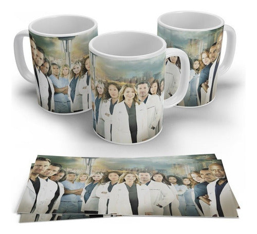 Newcaps Taza Ceramica Sublimada Grey's Anatomy Serie #405 0