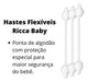 Kit 5 Hastes Flexíveis Baby Com Ponta De Algodão - Ricca 3