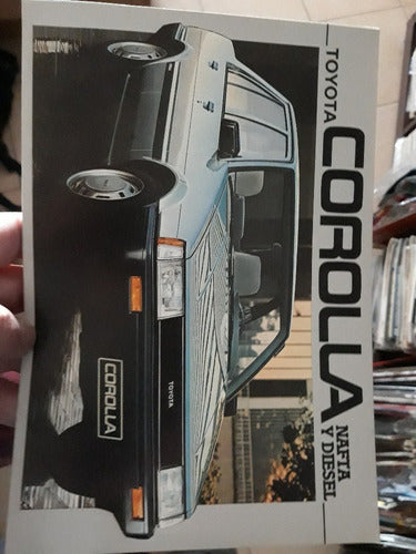 Folleto Toyota Corolla 86  1 Hoja Colección Impreso 0