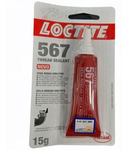 Loctite Sella Roscas Linea 567 Teflon En Pasta 15gr 0