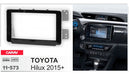 Carav Double Din Adapter Frame for Toyota Hilux 2015 2