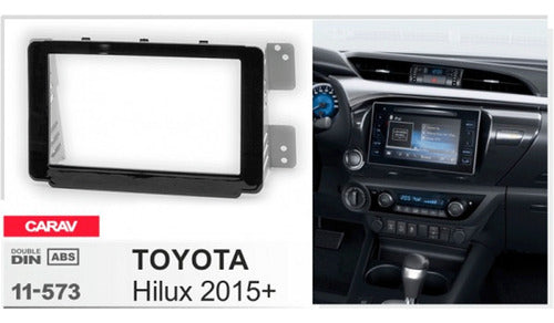 Carav Double Din Adapter Frame for Toyota Hilux 2015 2